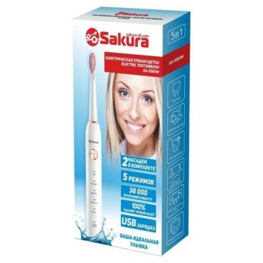 Электрическая зубная щетка Sakura SA-5561W 1742₽