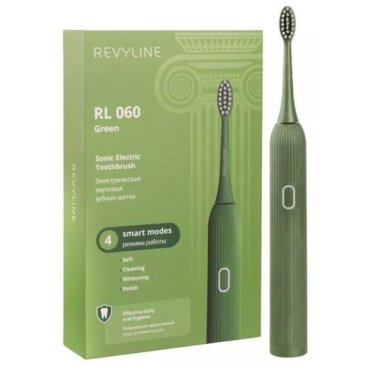 Электрическая звуковая щетка Revyline RL 060 зеленая 3990₽
