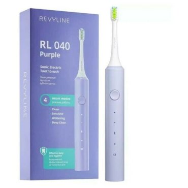 Электрическая звуковая зубная щётка Revyline RL 040 фиолетовая 3480₽