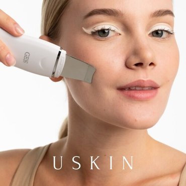 GESS Аппарат для ультразвуковой чистки лица GESS uSkin лифтинг для лица аппарат от черных точек пилинг для лица фонофорез 2079₽