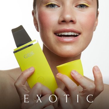 GESS Аппарат для ультразвуковой чистки лица GESS Exotic ультразвуковая чистка лица лифтинг для лица аппарат от черных точек пилинг для лица фонофорез 1 насадка 5099₽