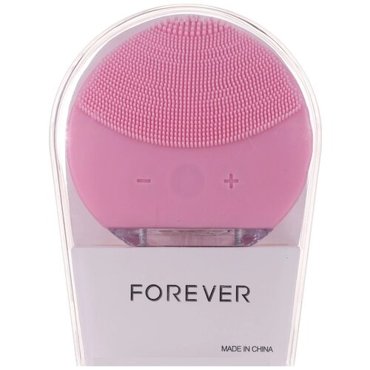 Силиконовая щетка-массажер для чистки лица FOREVER розовый 485₽