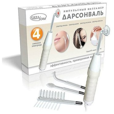Gezatone Дарсонваль аппарат для лица - тела - от выпадения волос с 4 насадками Biolift4 118 4260₽
