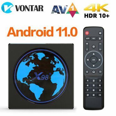 Смарт ТВ Приставка X98 Mini Amlogic S905W2 Android 11 Поддержка 4K BT Dual Wifi Медиаплеер Google Voice Память 4 Гб32 Гб 4699₽