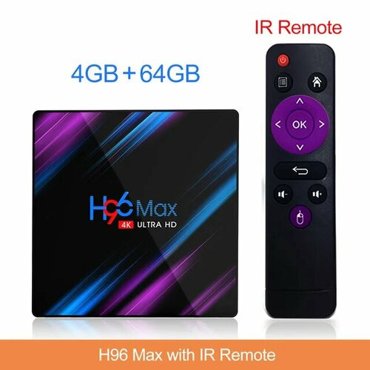 Тв-приставка H96 Max 4-64Гб Android 11 Смарт 4013₽