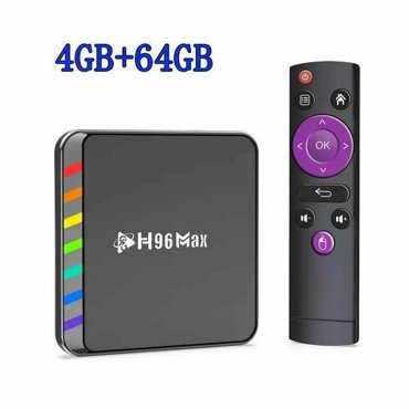 ТВ-приставка Trade Sense H96 MAX 4GB64GB Android 11 чёрный 4990₽