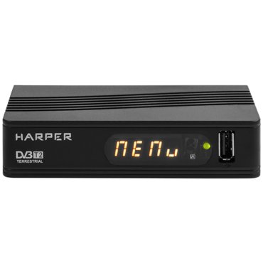 ТВ-тюнер HARPER HDT2-1514 черный 1290₽