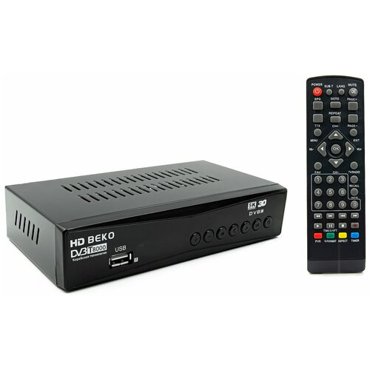 Цифровая ТВ приставка HD BEKO DVB T8000 DVB-T2С черный приставка цифрового телевидения 1158₽