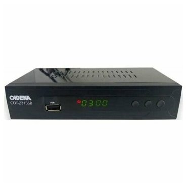 Цифровой ресивер DVB-T2 CADENA CDT-2315SB черный 2309₽
