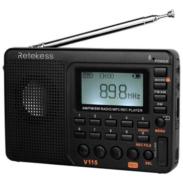Радиоприемник Retekess V115 AM FM SW 1728₽