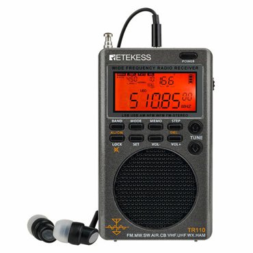 Всеволновой радиоприемник портативный Retekess TR110 10790₽