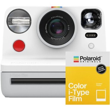 Фотоаппарат моментальной печати Polaroid Now I-Type Instant Camera печать снимка 88x107 мм белая 8 Картриджей Polaroid i-Type Film 22990₽