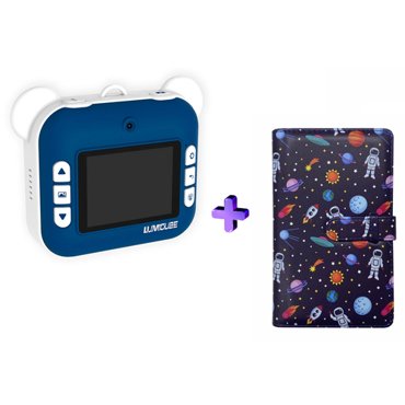Комбо Фотоаппарат моментальной печати LUMICAM PRINTY DK04 blue Альбом для фотографий - Детский Космос 7640₽