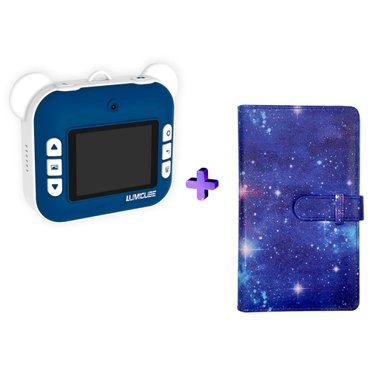 Комбо Фотоаппарат моментальной печати LUMICAM PRINTY DK04 blue Альбом для фотографий - Космос 7640₽