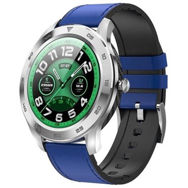 Часы Smart Watch DT98 GARSline серебристые ремешок синяя экокожа 3209₽