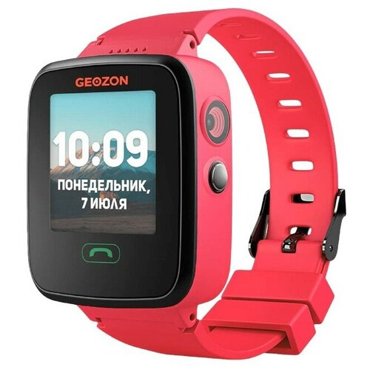 Детские смарт-часы Geozon Aqua G-W04PNK 144 IPS SIM камера GPS 600 мАч розовые 8775₽