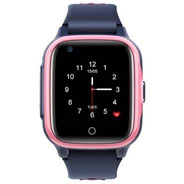 Умные часы для детей Wonlex Smart Baby Watch KT15 4G LTE с сим картой функцией телефона GPS трекером камерой кнопкой SOS видеозвонком и вибровызовом Розовый 5680₽