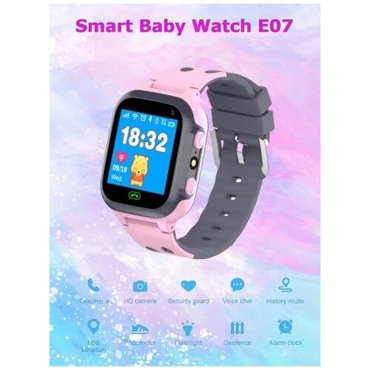 Детские умные часы Smart Baby Watch E07 розовые 949₽