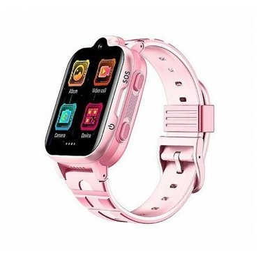 Детские умные часы Smart Baby Watch Wonlex CT08 GPS WiFi камера 4G розовые водонепроницаемые 5590₽