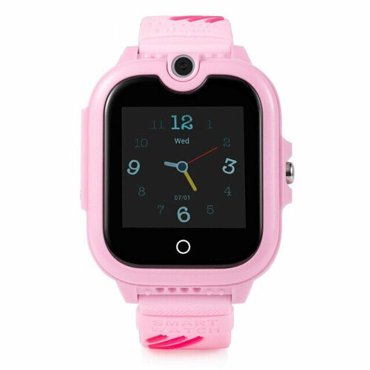 Детские умные часы Smart Baby Watch Wonlex KT13 GPS WiFi камера розовые водонепроницаемые 7990₽