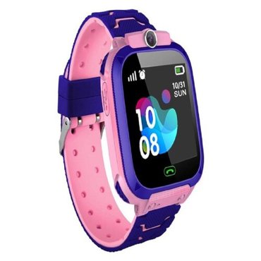 Детские умные смарт часы с GPS Q12 розовые 1943₽