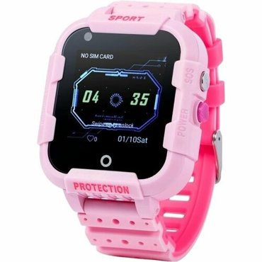 Для детей Wonlex Детские умные часы Smart Baby Watch Wonlex KT12 GPS WiFi камера розовые противоударные водонепроницаемые 6590₽