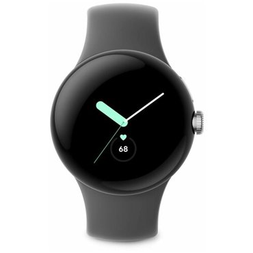 Умные часы Google Pixel Watch 4GBTWiFi Polished SilverCharcoal band 29499₽