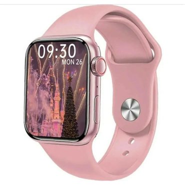 Розовые часыженскиеумные часы 3199₽