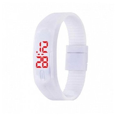 Силиконовые часы Sport Белый 500₽
