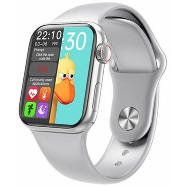 Смарт часы 8 женские мужские детские умные Smart Watch серебристые 2040₽
