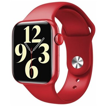 Смарт-часы HW16 Red с сенсорным экраном 44mm цвет красный водонипроницаемые 950₽