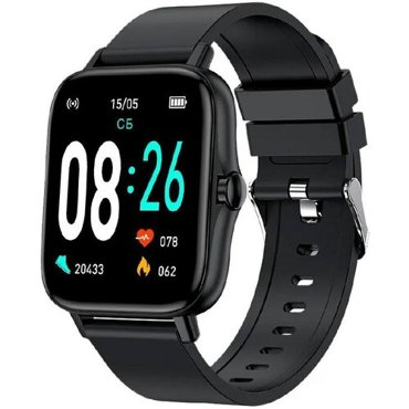 Смарт-часы SunWind 169 iOS 120 Android 80 и выше Bluetooth черного черного цвета 2580₽