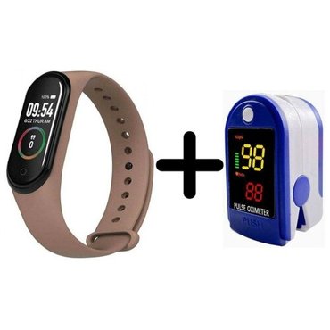 Умные часы BandRate Smart BRSM44BBR-SET2 с пульсометром ЧСС мониторингом кислорода в крови 3500₽