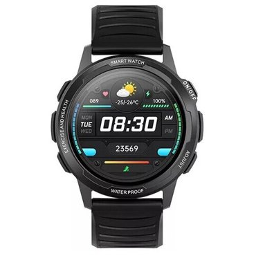 Смарт-часы BQ Watch 13 черные с темно-зеленым браслетом 2290₽