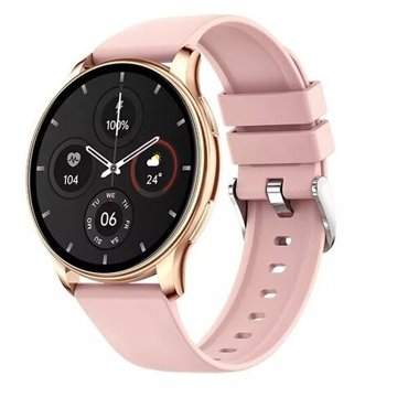 Смарт-часы BQ Watch 14 золотистые с розовым браслетом 1769₽