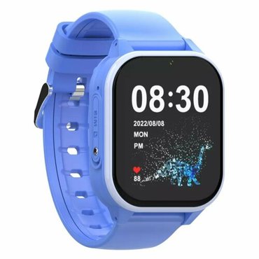 Умные часы для детей Wonlex Smart Baby Watch KT19 PRO 4G с функцией телефона GPS камерой кнопкой SOS видеозвонком и вибровызовом Голубой 10480₽