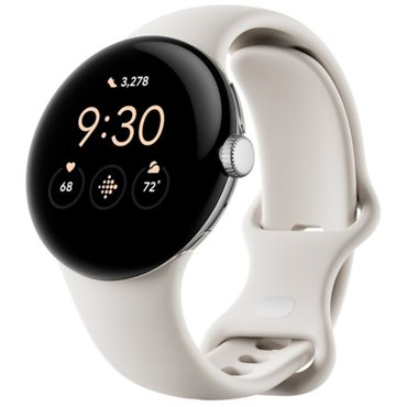 Умные часы Google Pixel Watch Bluetooth серебристый 44600₽