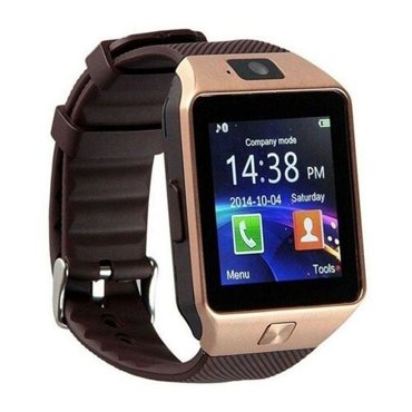 Умные часы Smart Watch DZ09 Золото Коричневый ремешок 1070₽