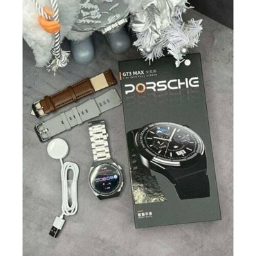 Умные часы Smart Watch GT3 Max One Smart Watch 139 Экран AMOLED HD Умный помощник Полный функционал оплата звонки Серебро 2390₽