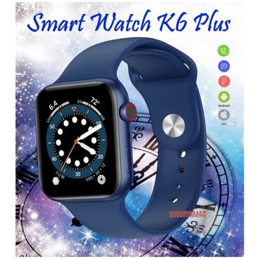 Умные часы Smart Watch K6 Plus синий 1088₽