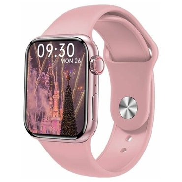 Умные часы SMART WATCH M16 mini 2021 38мм Красные с полноразмерным экраном и активным колесиком 1099₽