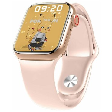 Умные часы Smart watch M26 plus золотистый Смарт-часы M26 plus с полноразмерным экраном и активным колесиком 44мм 1970₽