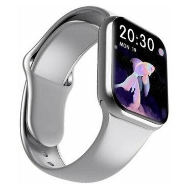 Умные часы Smart Watch X12 2021 42мм Серый с полноразмерным экраном и активным колесиком 1490₽