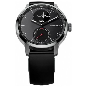Умные часы Withings ScanWatch 42mm серебристый черный 35990₽