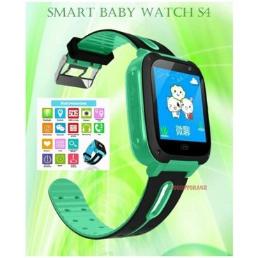 Умные Детские Часы Smart Baby Watch S4 зеленые 1074₽
