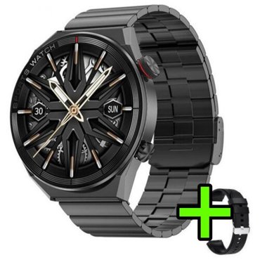 Умные смарт-часы GT3 Max с сенсорным экраном Черные Smart Watch 15 Экран AMOLED HD Bluetooth NFC GPS беспроводная зарядка 2850₽