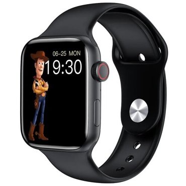 Умные смарт-часы Smart Watch HW22 PlusЭкран 175 дюймаБеспроводная зарядкаАктивное боковое колесико и кнопка Черный 2790₽