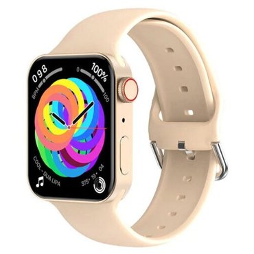 Умные смарт-часы Smart Watch IWO 7 7 series фитнес браслет 44мм беспроводная зарядка активное боковое колесико и кнопка серебро 1771₽