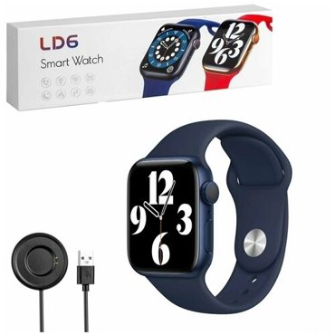 Умные смарт-часы Smart Watch LD6 с 2-мя силиконовыми ремешками 1680₽