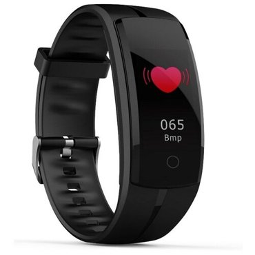 Умный фитнес браслет с измерением давления QS100 чёрный 1950₽